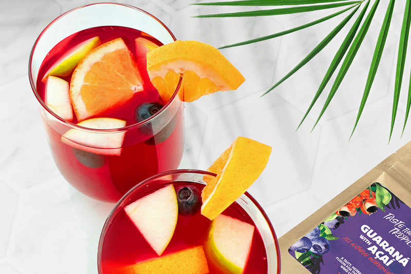 The Perfect ‘Punch’ to Refresh and Revive  Including Recipe: ‘Sangria’ Mocktail  Made with Guaraná and Açaí Tea