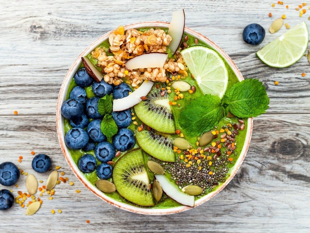 Rio Recipe: Tropical Green Smoothie Bowl