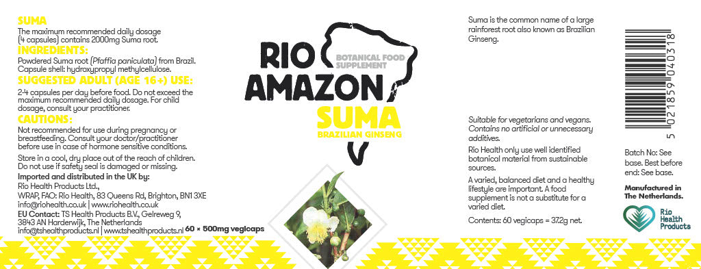 Rio Amazon Suma 500mg Veg Capsules