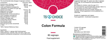 TS Choice Colon Formula 60 Veg Capsules