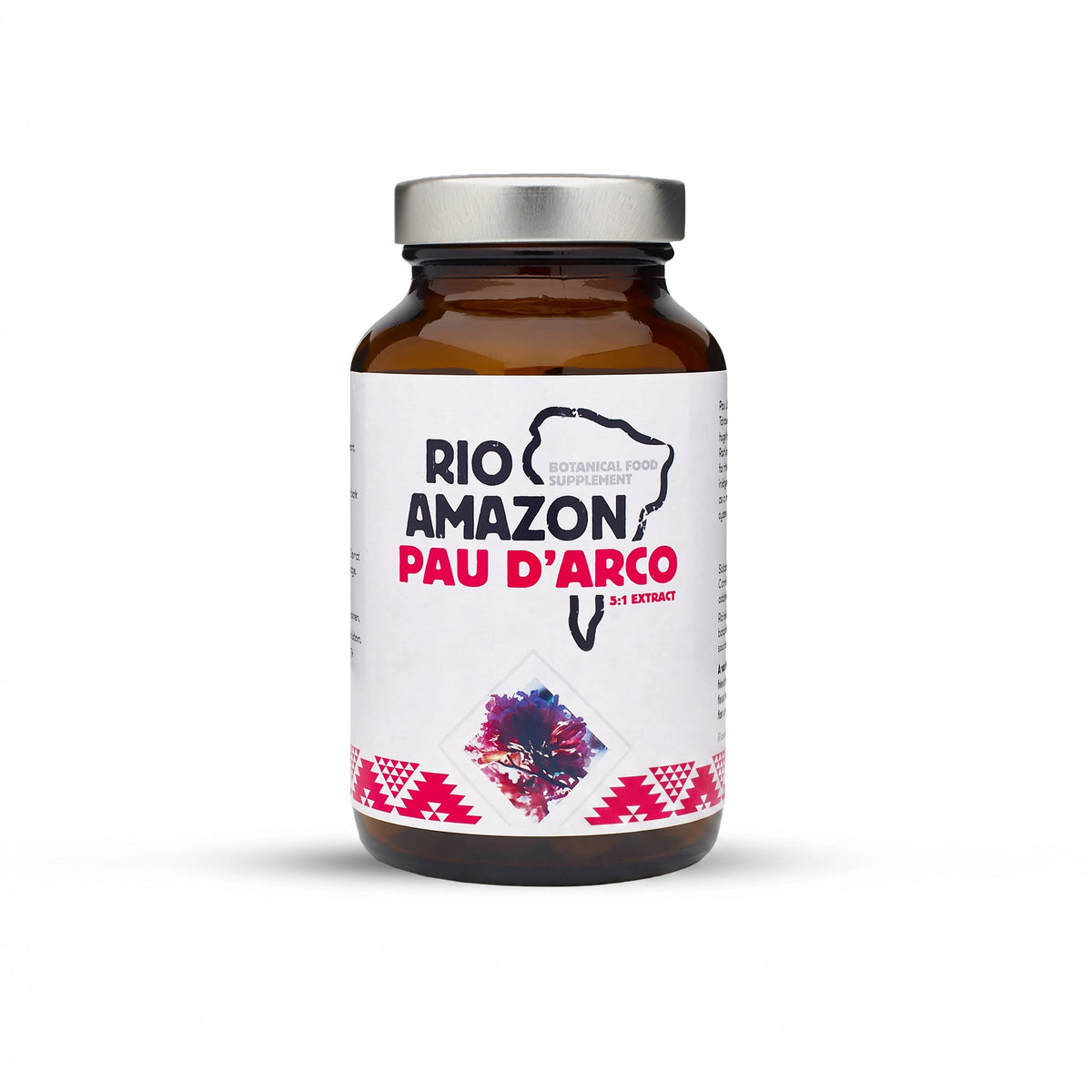 Rio Amazon Pau d’Arco Bark 5:1 Extract 500mg Veg Capsules