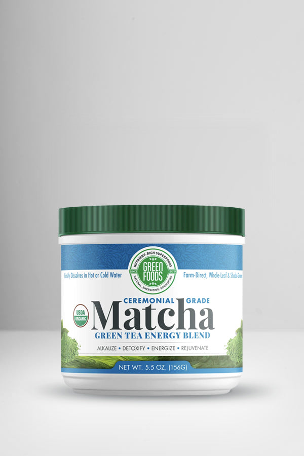 green matcha tea