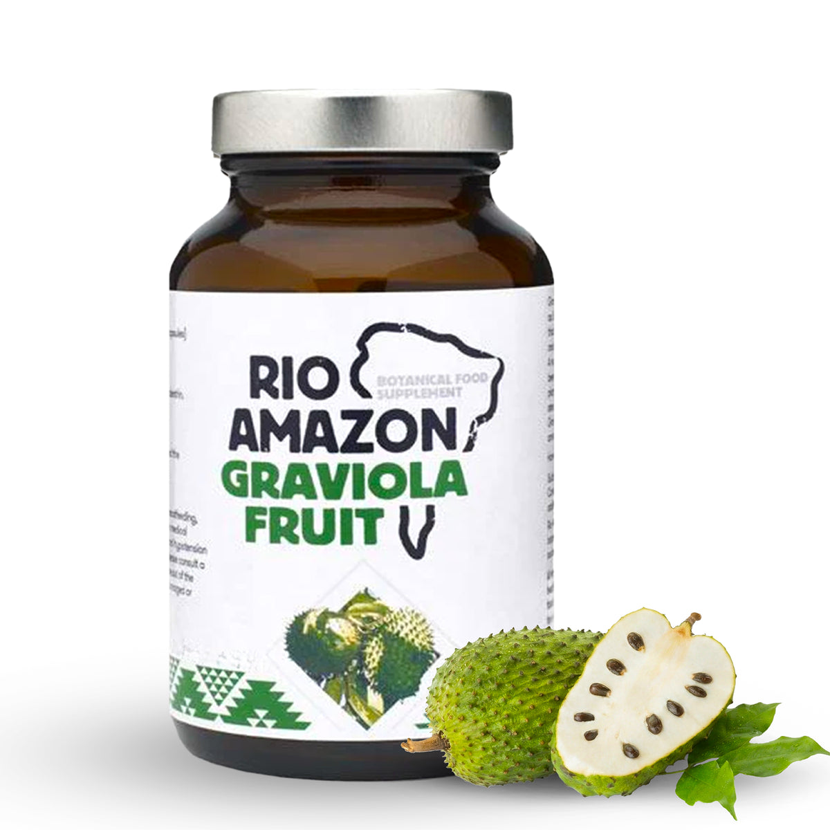 Rio Amazon Graviola (Soursop) Fruit 500mg - 60 Capsules