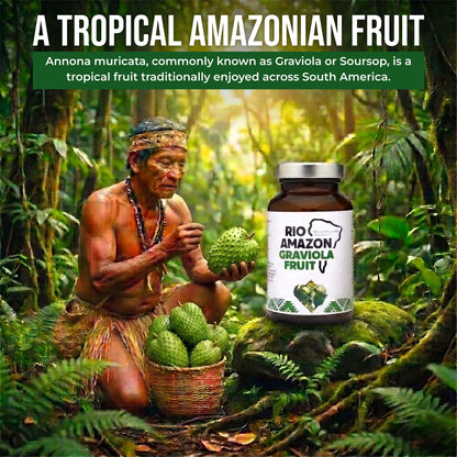 Rio Amazon Graviola (Soursop) Fruit 500mg - 60 Capsules