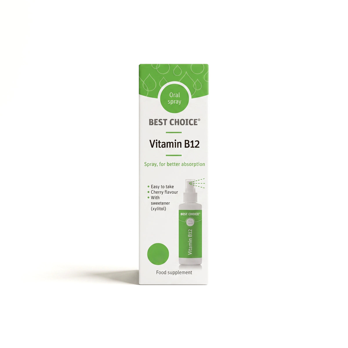 TS Choice Vitamin B12 Oral Spray 250mcg - 25ml