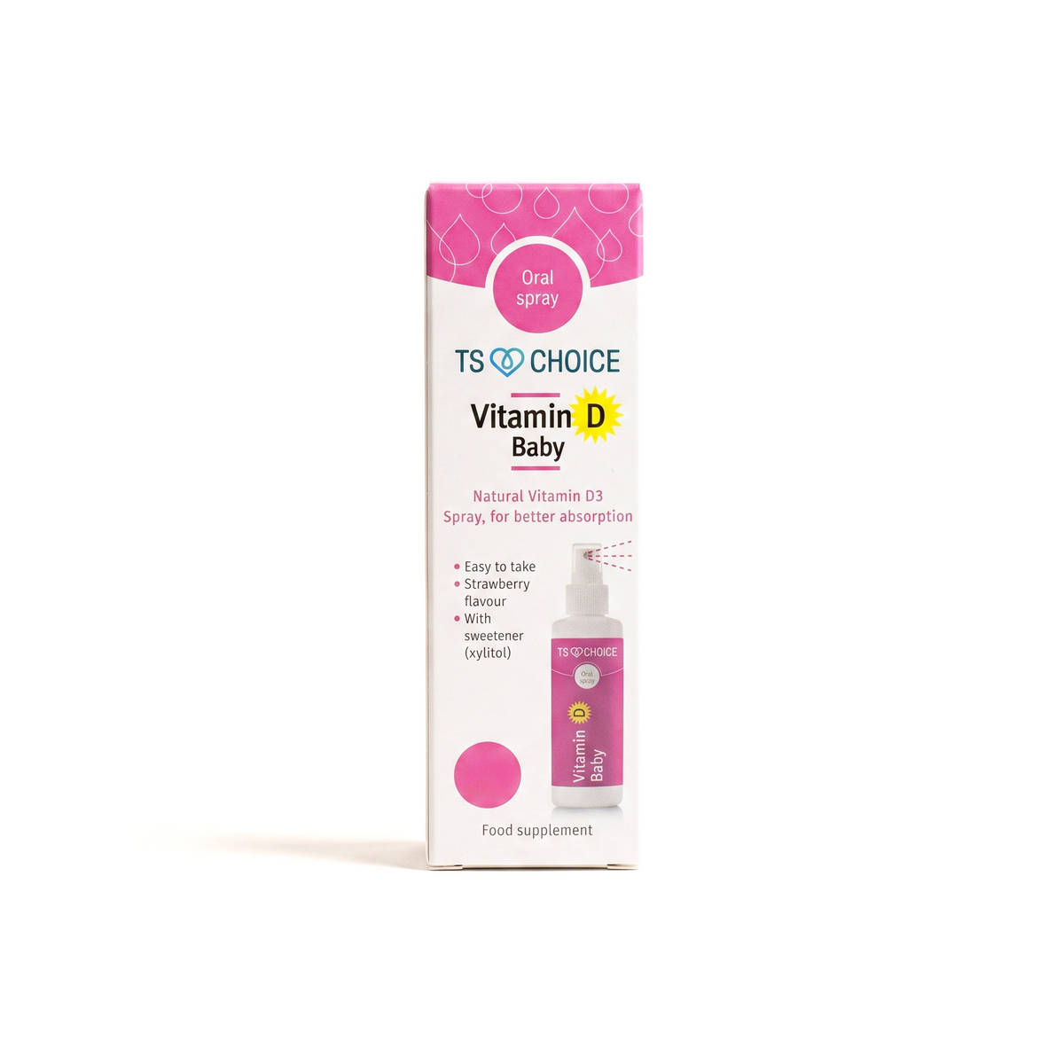 TS Choice Vitamin D Baby & Children Oral Spray 400IU - 25ml