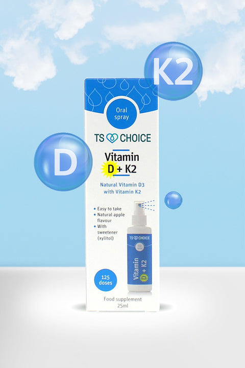TS Choice Vitamin D3 + K2 Oral Spray 25ml