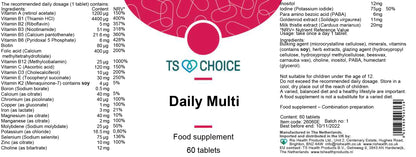 TS Choice Daily Multi-Vitamin 60 Tablets