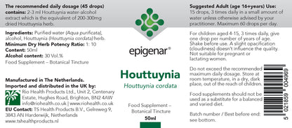 Epigenar Houttuynia Tincture - 50ml