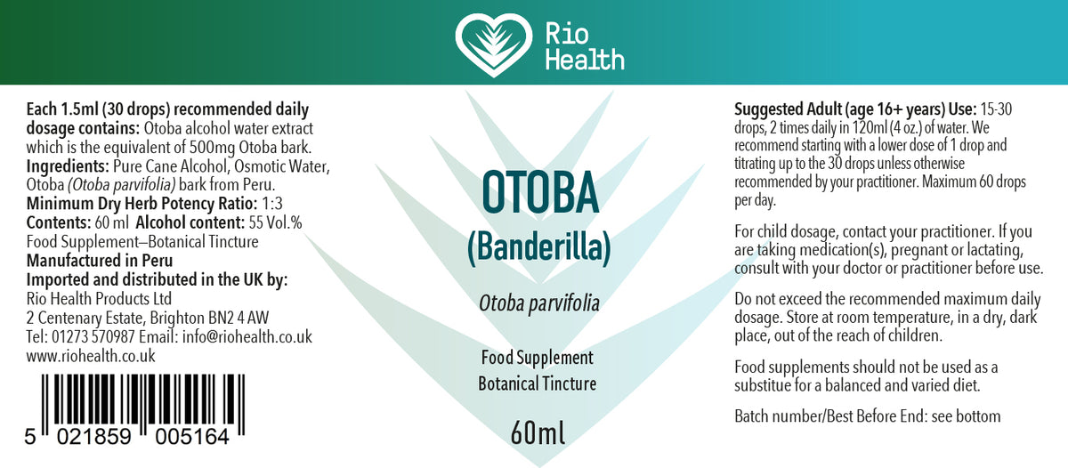 Rio Health Otoba (Banderilla Roja) Tincture